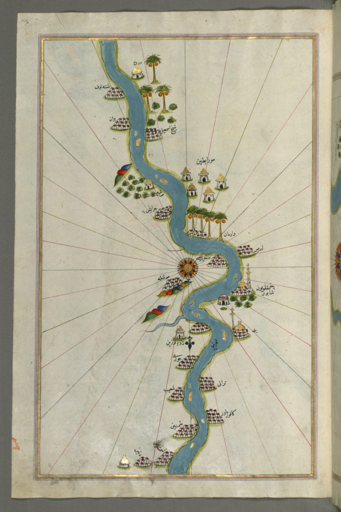 nile river ancient map