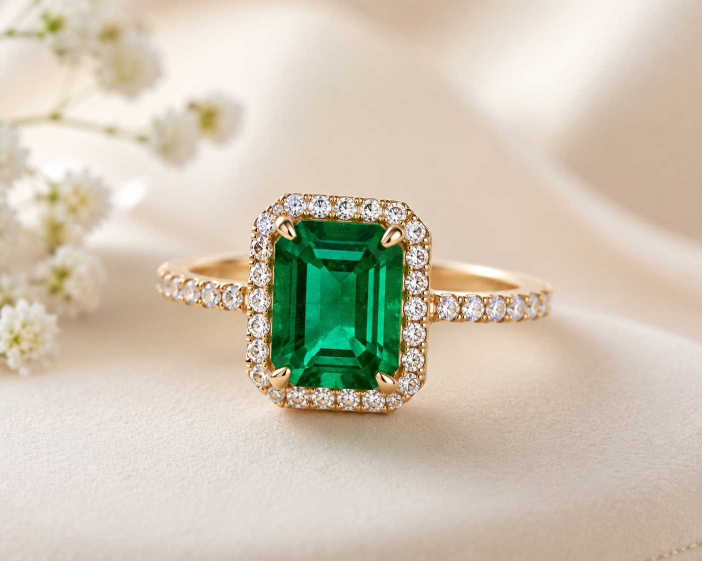 Emerald Engagement Rings
