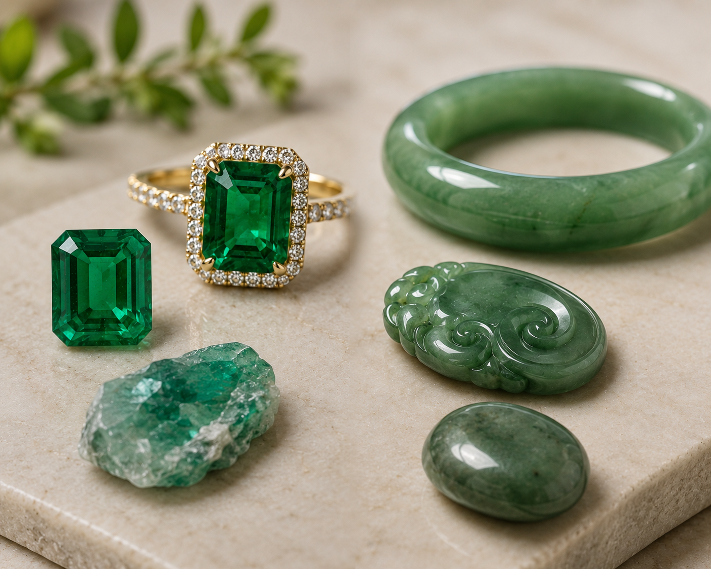 Emeralds vs. Jade
